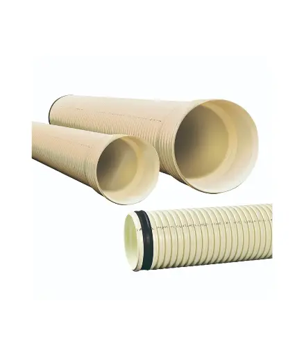 [TAD.TUB.0048] Tubo desague corrugado 125mm exter (110 inter) * 6mt S6 plastigama