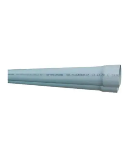 [TAP.TUB.0010] Tubo pegable acrilico e/c 1 1/2" x 3mtr Ced 40