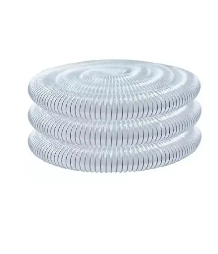 [PFM.TRAN.0022] Manguera transparente anillada 1 1/2" HI-FITT (MT) /rollo 25 metro