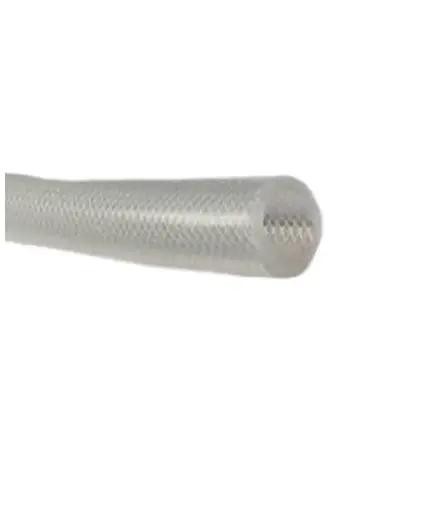 [PFM.TRAN.0043] Manguera transparente NO TOXICA RF1 1/4" Trenzada Nylon GOLDFLEX (mt)