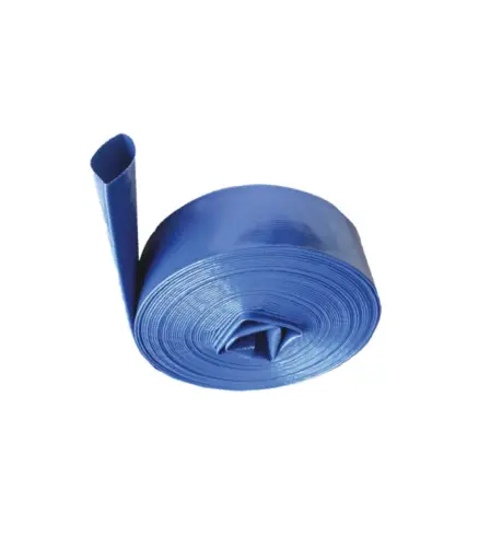 [PFM.CAU.0021] Manguera caucho lona 4" descarga (mt) azul JEM /rollo 100 metro