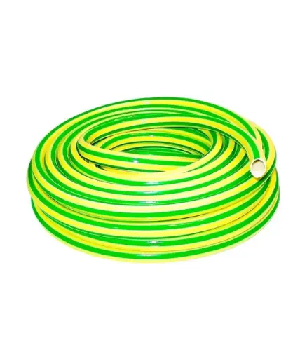 [PFM.JAR.0001] Manguera p/jardin  1/2" rayada italiana (mt) /rollo 100 metro