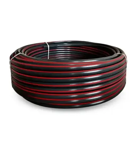 [PFM.JAR.0012] Manguera p/jardin ROJA/NEGRO reforzado 1/2" (metro) /rollo 100 metro