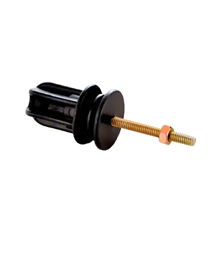 [EE.AISL.0009] Aislador Templador Hagroy HZ c/perno 1/4" p/cerca electrica