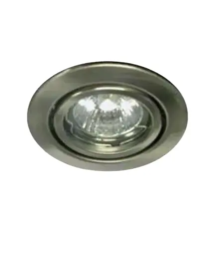 [EE.BOB.0024] Boquilla ojo de buey niquelado redond dirig MAVIJU 3" s/foco dicrohico MR16 GU5.3