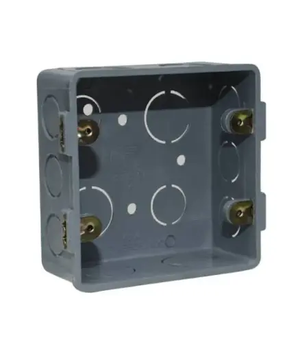 [EE.CCUA.0005] Caja cuadrada 4*4 plastica colombiana