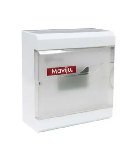 [EE.CDIST.0014] Caja de distribucion Sobrep. 8P 230-400v MAVIJU p/breacker riel