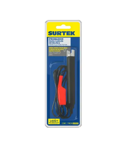 [EE.COMP.0005] Comprobador /corriente SURTEK p/cable de bujia c/lagarto 107307