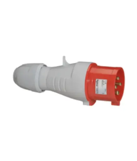 [EE.ENCH.0024] Enchufe trifasico 4 pata 32amp 415V rojo LEGRAND (555238) IP44