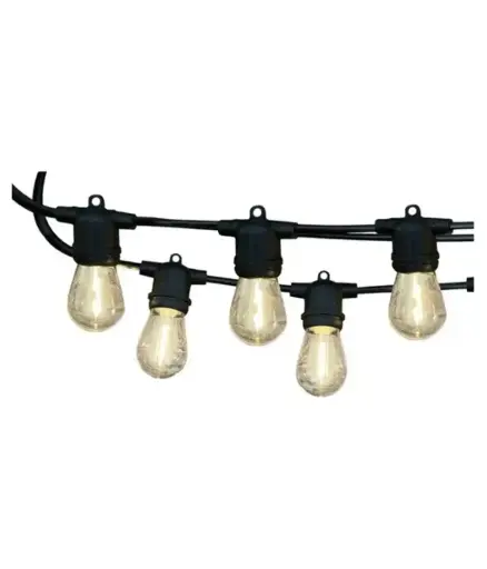 [EE.EXT.0023] Extension 7.3 mt (24FT) c/portaboquillas 12PCS E27 MAVIJU