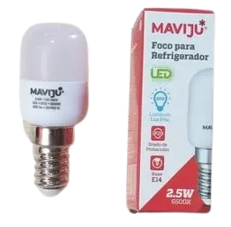 [EE.FOC.0061] Foco LED 2.5w 110V/E12 p/refrigeradora MAVIJU