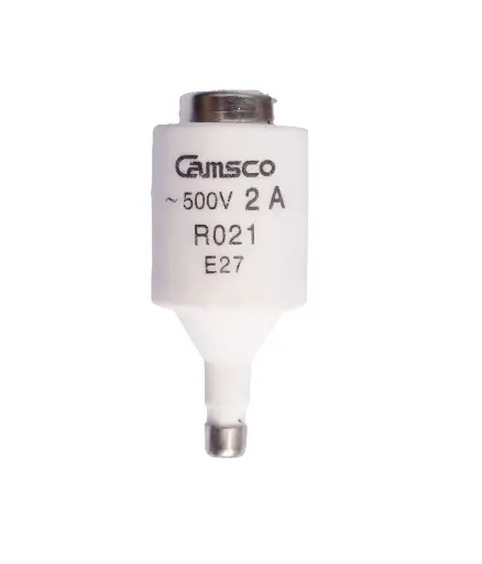 [EE.FUS.0022] Fusible porcelana botella 2amp R0-21-2 E27 CAMSCO