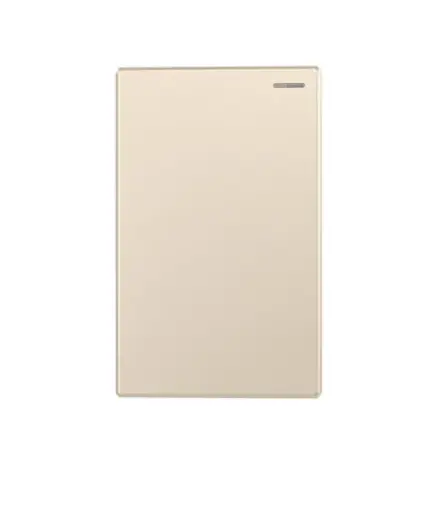 [EE.INT.0079] Interruptor simple conmutador p/empotrar MAVIJU Champagne Optimus 10a 125/250v