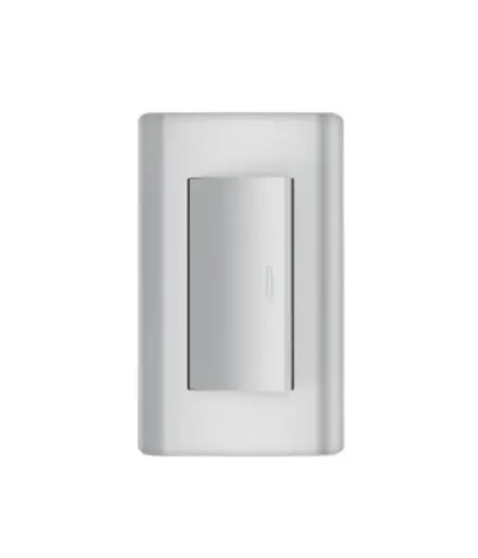 [EE.INT.0083] Interruptor simple conmutador p/empotrar MAVIJU Plateado 10a 125/250v
