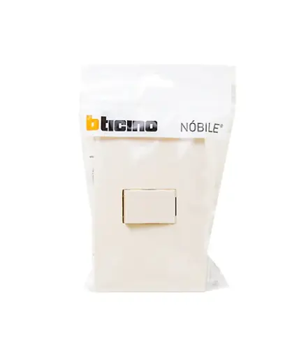 [EE.INT.0133] Interruptor Tres vias SIMPLE p/empotrar Ticino Nobile AF2101EM
