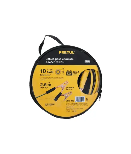 [EE.LAG.0012] Lagarto p/bateria c/chicotes CAP2510P (2.5m) 50amp PRETUL