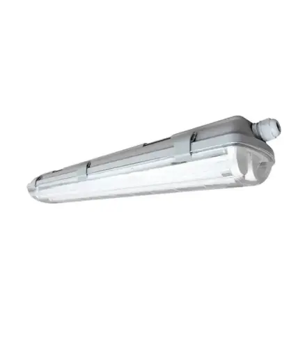 [EE.LAMP.0035] Lampara fluorescente hermet. p/2 tubo LED AMERICALITE S/TUBO