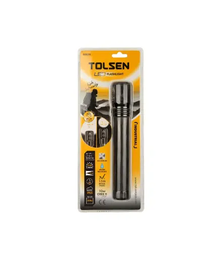 [EE.LINT.0002] Linterna LED 550LM a pila 3C TOLSEN s/pila