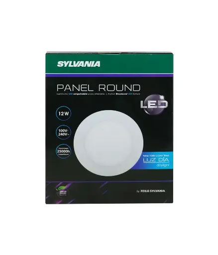 [EE.LLED.0010] Luz LED p/techo 12W 17CM 110V redonda Satin p/empotrar