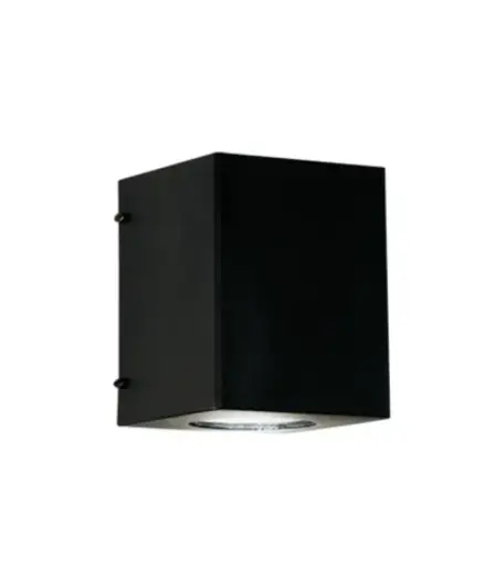 [EE.LUM.0002] Luminaria Aplique 2L GU10 IP54 Bidireccional Negro Cubo MAVIJU p/pared s/foco