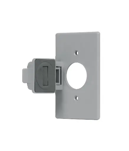 [EE.PLAC.0010] Placa interperie 1 servicio PLASTICA t/protectora