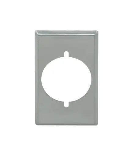 [EE.PLAC.0013] Placa metalica p/toma pata gallina empotrable COOPER MOD 39CH