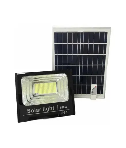 [EE.REFL.0055] Reflector LED Solar 200w IP65 c/panel 2pzs 6500k AMERICANLITE (1610LM)