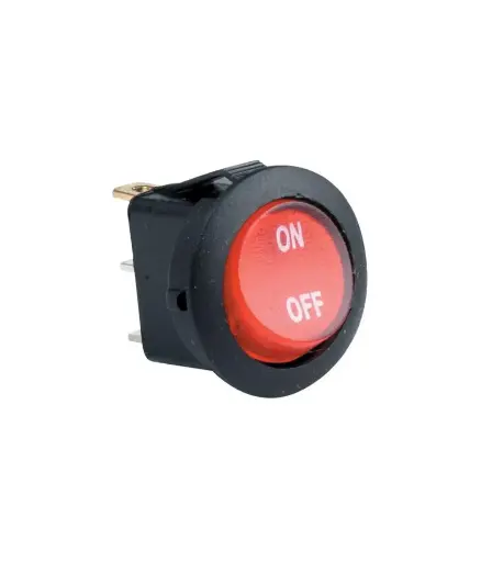 [EE.SWIT.0001] Switch de encendido ON/OFF plastico rojo ECOLED