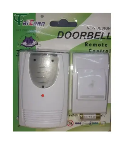 [EE.TIMB.0016] timbre Inalambrico 32 melodias 100mtrs c/1pulsad. s/pila TRIERAN