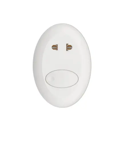[EE.TOCO.0002] Tomacorriente + INTERRUPTOR sobrepuesto MAVIJU blanco 15a 125/250v oval