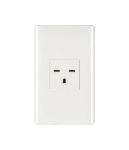 [EE.TOCO.0005] Tomacorriente chino 250V 15a  p/empotrar Blanco MAVIJU