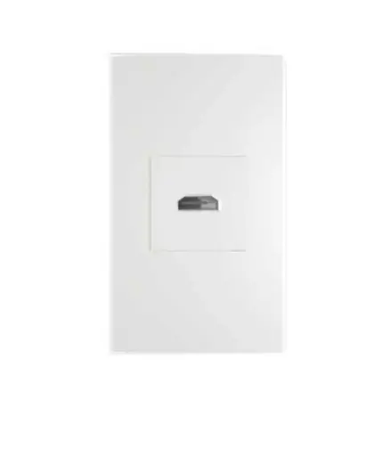 [EE.TOPU.0001] Toma Puerto HDMI (1 servicio) Blanco MAVIJU p/empotrar (EL100164)