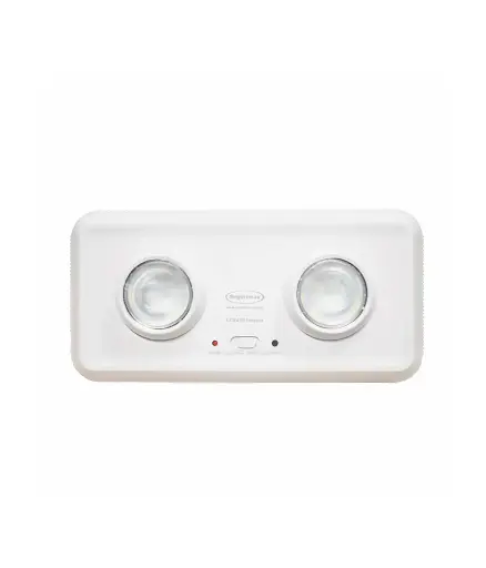 [EI.LEME.0002] luces de emergencia LED 110/220V 12LED 200LM DUO p/empotrar SEGURIMAX