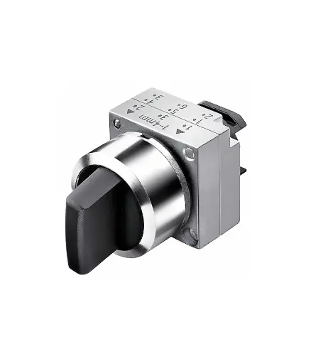 [EI.SEL.0003] Selector 2 posiciones 22MM 1NA METALICO SIEMENS 3SB3-602-2KA11