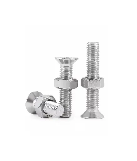 [FES.TOR.0077] Tornillo c/tuerca cab plana zinc 8 x 25mm