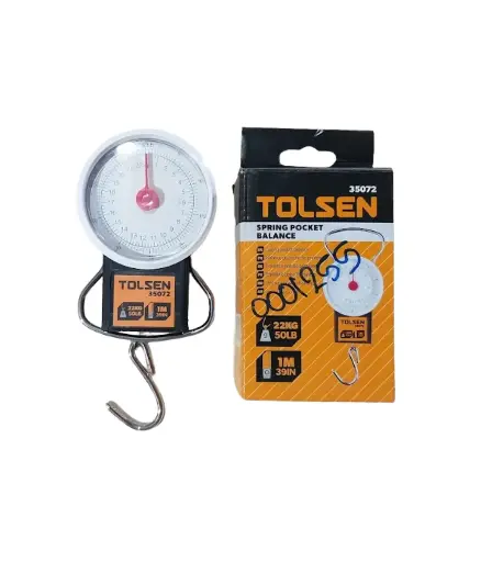[FF.BAL.0005] Balanza colgante 22kg - 50lb c/gancho TOLSEN 35072