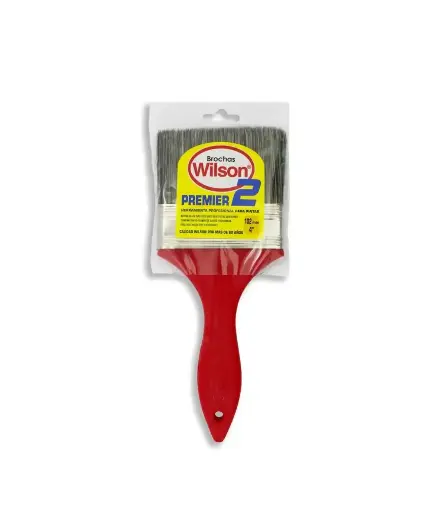 [FF.BROCH.0040] Brocha 4" Mango rojo Wilson