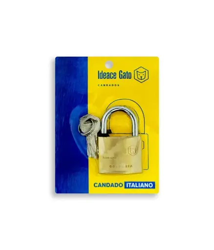 [FF.CAN.0022] Candado 40mm Plano Forjado GATO (7CF40)