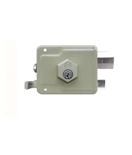 [FF.CERR.0035] Cerradura p/principal 50mm DER (863) sobrep. instalafacil GATO