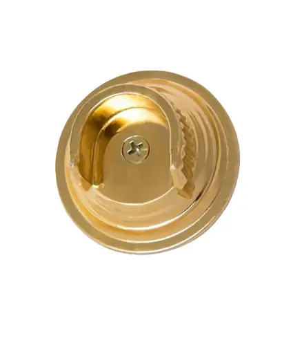 [FF.CORTI.0004] Terminal dorado-cupula 3/4" C0325 p/tubo de cortina (par)