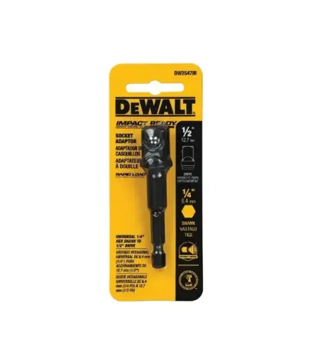 [FF.DAD.0001] Adaptador p/dado hexagonal Casquil de Impacto 1/2" DW2547IR DEWALT