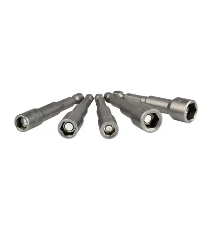 [FF.DAD.0090] Dados c/espiga 5/16*45mm (juego 5pzs) p/taladro PROTOOLS