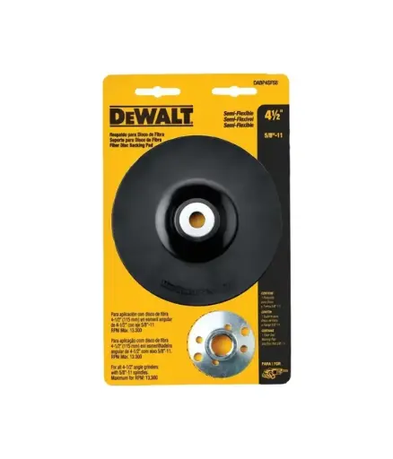 [FF.DISC.0073] Disco de PLASTICO 4 1/2" DABP4SF58 DeWALT p/Disco lija
