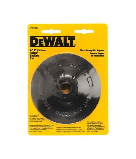 [FF.DISC.0074] Disco de PLASTICO 4 1/2" DABP4SR58 DeWALT p/Disco lija