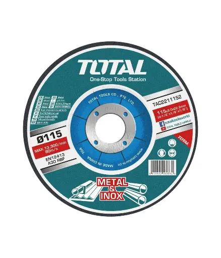 [FF.DISC.0080] Disco de pulir 4.5*1/4*7/8 metal TOTAL TAC2231151