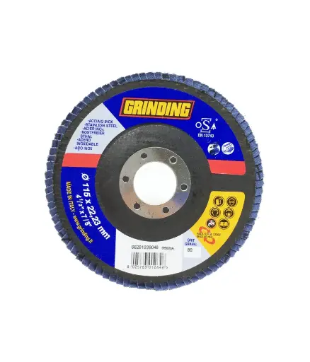 [FF.DISC.0086] Disco lija FLAP 4 1/2 x 7/8" #120 GRINDING/NEO