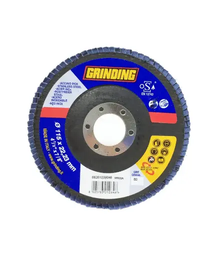 [FF.DISC.0090] Disco lija FLAP 4 1/2 x 7/8" #40 GRINDING