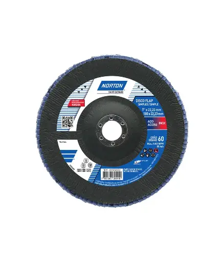[FF.DISC.0104] Disco lija FLAP 7 x 7/8" #60 NORTON