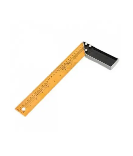 [FF.ESCU.0001] Escuadra de acero 10" ALUMI. Amarillo TOLSEN 35080