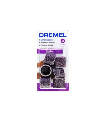 [FF.KIT.0010] KIT de accesorios p/rectific. (6pzs) lija cilindrica N.60 1/2P DREMEL